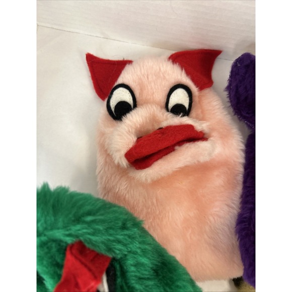 Vintage Puppets by Sheram Puppets Hand Puppet Kids Toy 1960s Lot 7‎ Read - Picture 3 of 10